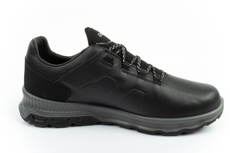 Pantofi de drumeție din piele Grisport Nero Avon SPO-TEX pentru bărbați, negri