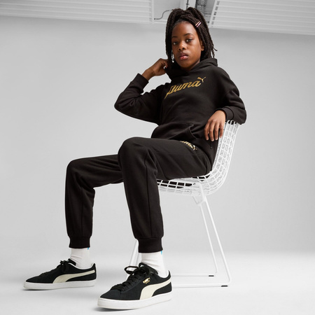 Hanorac sport Puma ESS+ Script pentru copii, model cangur