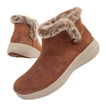 Pantofi de iarnă de damă Skechers Go Walk [144660/CSNT], maro.