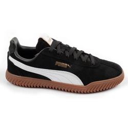 Pantofi sport Puma pentru femei și bărbați, Club Kayzer SD, adidași din piele neagră