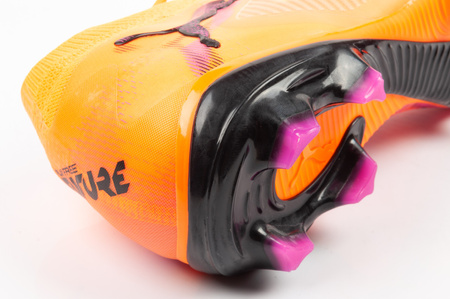 Ghete de fotbal Puma Future 8 Pro FG/AG pentru teren solid, portocaliu neon