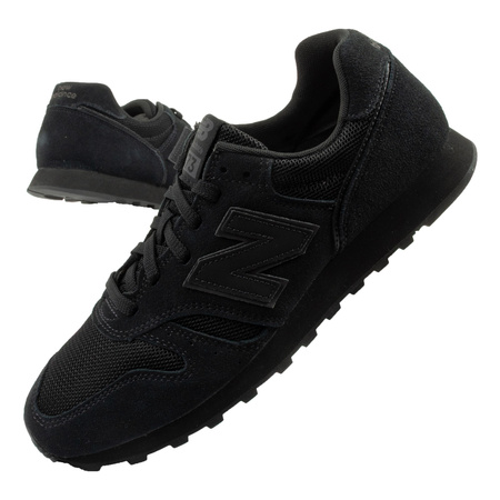 Pantofi sport New Balance 373 pentru bărbați, piele neagră la modă