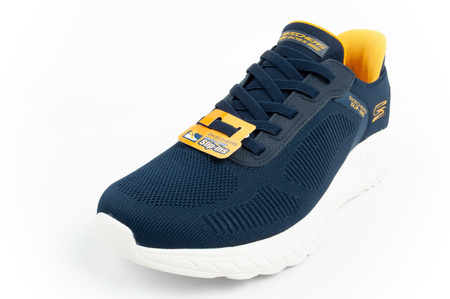 Pantofi sport pentru bărbați Skechers Bobs Squad Chaos [118312/NVY] SLIP-INS, bleumarin.