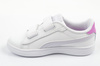 Pantofi sport Puma Smash 3.0 pentru copii, piele albă, la modă