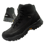 Pantofi trekking CMP Dhenies impermeabili, cu talpă înaltă, pentru bărbați, negri