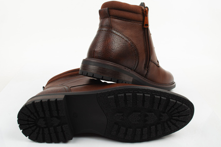 Pantofi sport Wrangler George Brown pentru bărbați, ghete cu fermoar