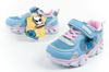 Pantofi sport Leomil pentru copii, model Stitch, ușori, cu velcro, LED, albaștri