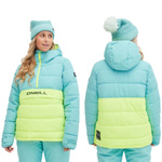 Jachetă cangur de iarnă O'neill [1500028-45032] schi snowboard 10K, verde-albastru.