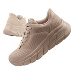 Pantofi sport confortabili Skechers Bobs B Flex SLIP-INS bej pentru femei