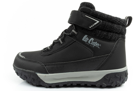 Ghete de zăpadă Lee Cooper pentru copii cu velcro și izolație, la modă