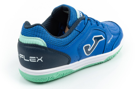 Joma – pantofi sport de fotbal Top Flex 2604 pentru sală, pentru copii, de culoare albastră