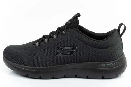 Pantofi sport pentru bărbați Skechers Summits-Louvin [232186/BBK] SLIP-ON, negri.