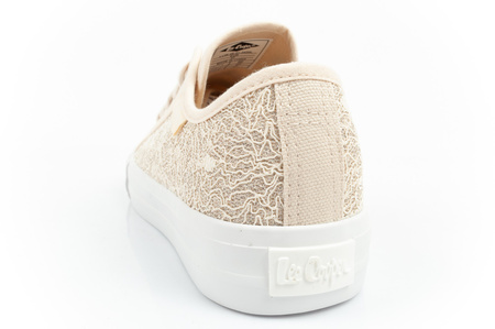 Pantofi sport pentru femei Lee Cooper, cu dantelă strălucitoare, bej [LCW-25-31-3420L]