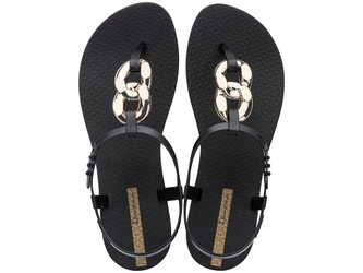 Sandale Ipanema Sandal Class pentru femei, culoare neagră și aurie la modă