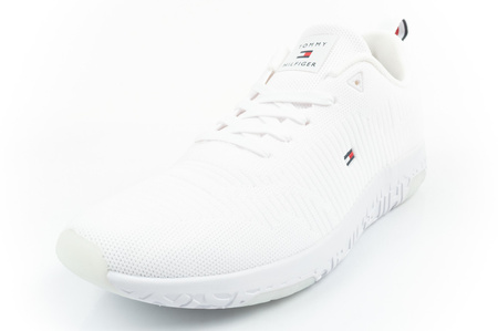 Pantofi sport Tommy Hilfiger Corporate pentru bărbați, albi, la modă