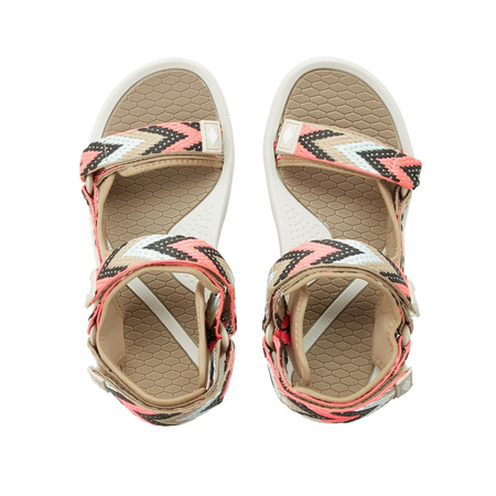 Sandale Lee Cooper pentru femei cu velcro pentru plajă de vară, bej deschis