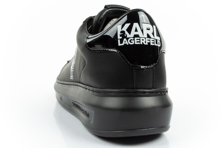 Teniși Karl Lagerfeld Kapri pentru bărbați, piele neagră