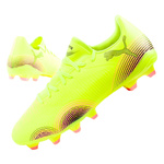 Ghete de fotbal Puma Future 8 Play FG/AG pentru teren solid, galbene