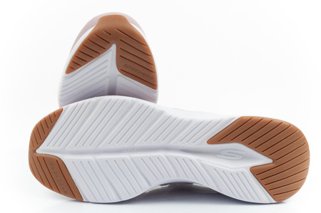 Pantofi sport confortabili Skechers Contour Foam White Slip-Ins pentru femei