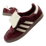 Pantofi sport Adidas Samba pentru femei, teniși la modă din piele, vișiniu