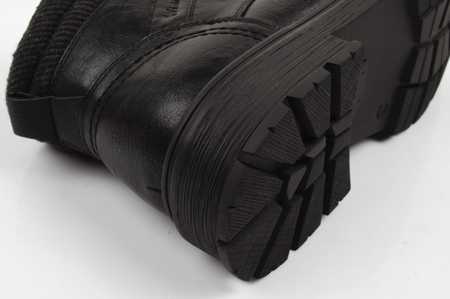Ghete Wrangler Gillen Fur pentru bărbați, negre, ghete izolate la modă
