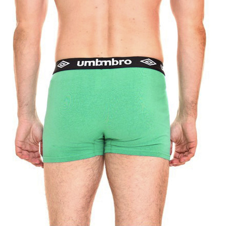 Boxer pentru bărbați Umbro [UMUM0197 2SP] PACK 2, verde.