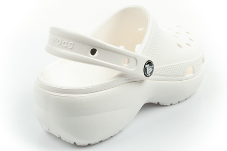 Sandale Crocs Classic Platform pentru femei și bărbați, unisex, la modă, albe