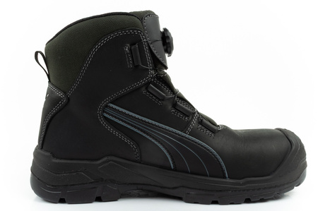 Pantofi de lucru Puma Cascades Disc S3 High CI HI HRO SRC BOA, Negri