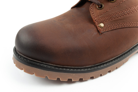 Ghete Chelsea Wrangler Arch pentru bărbați, ghete elegante din piele, maro închis