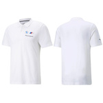 Tricou polo sport Puma BMW MMS [536245 02], alb.