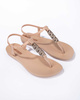 Sandale Ipanema Sandal Class pentru femei, bej deschis cu auriu