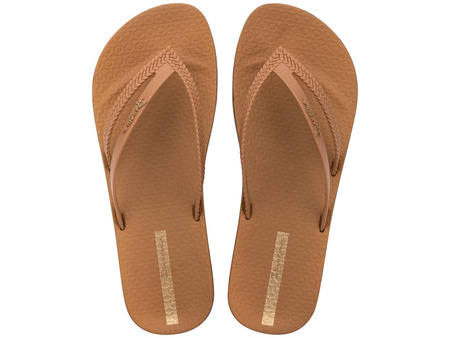 Șlapi de damă Ipanema Bossa Soft comozi maro la modă
