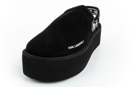 Karl Lagerfeld Pantofi sport termici cu blană, model salopetă [KL48502 50X]