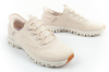 Teniși Skechers Glide-Step pentru femei, pantofi sport confortabili ecru
