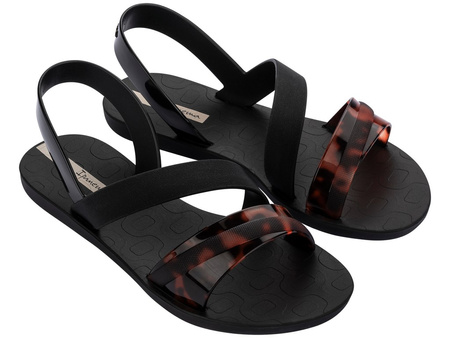 Sandale vibrante pentru femei Ipanema, la modă, confortabile, negre, maro