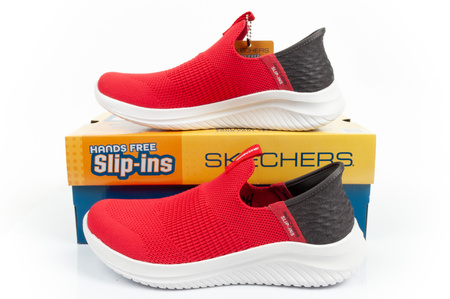 Skechers [403844L/RDBK] Pantofi sport SLIP-INS, roșii.