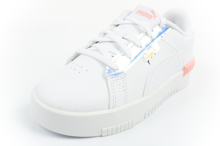 Pantofi sport Puma Jada Crystal pentru copii, cu platformă albă