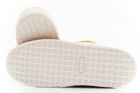 Pantofi sport Puma Suede XL Hairy din piele, maro la modă [397241 04]