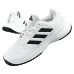 Pantofi de tenis Adidas GameCourt 2, albi