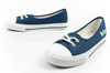 Teniși Lee Cooper pentru femei, balerini albaștri, fără slip-on