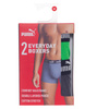 Boxeri Puma pentru bărbați, set de 2, verde gri, din bumbac confortabil