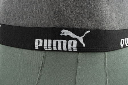 Boxeri Puma pentru bărbați, pachet de 9 bucăți, negri, gri, kaki, bumbac confortabil