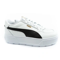 Pantofi sport Puma pentru femei Karmen Rebelle cu platformă, piele albă, la modă