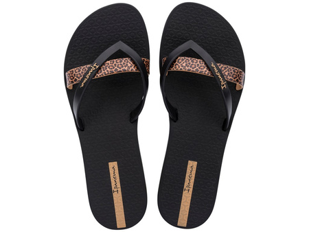 Șlapi de damă Ipanema Kirei, la modă și confortabili, negri pentru plajă