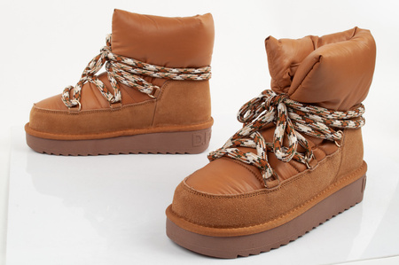 Pantofi de iarna dama D.Franklin [DFSH375003-TAN], maro.
