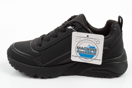 Teniși negri Skechers Uno Lite pentru copii
