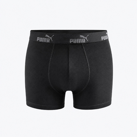 Boxeri bărbătești Puma, set de 6, negru, verde, bleumarin