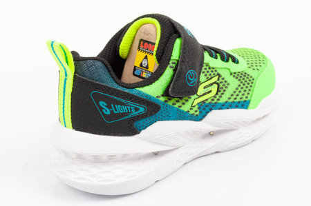 Pantofi sport Skechers Meteor-Lights LED pentru copii, cu velcro, pentru băieți