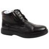Ghete elegante Lee Cooper pentru bărbați, din piele, negre, cu izolație