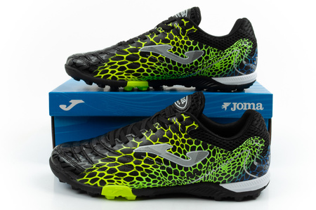 Pantofi sport Joma Turf pentru bărbați Maxima 253 Negru Verde Ghetele de fotbal Joma